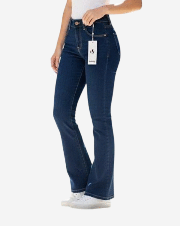 Calça Feminina Jeans Boot Cut Via Gráfit