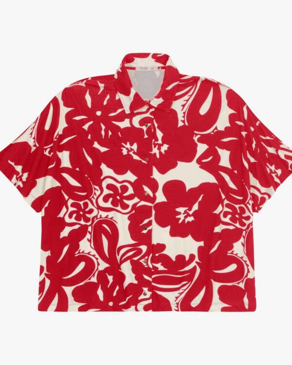 Blusa Feminina Manga Curta Plus Size Secret Glam