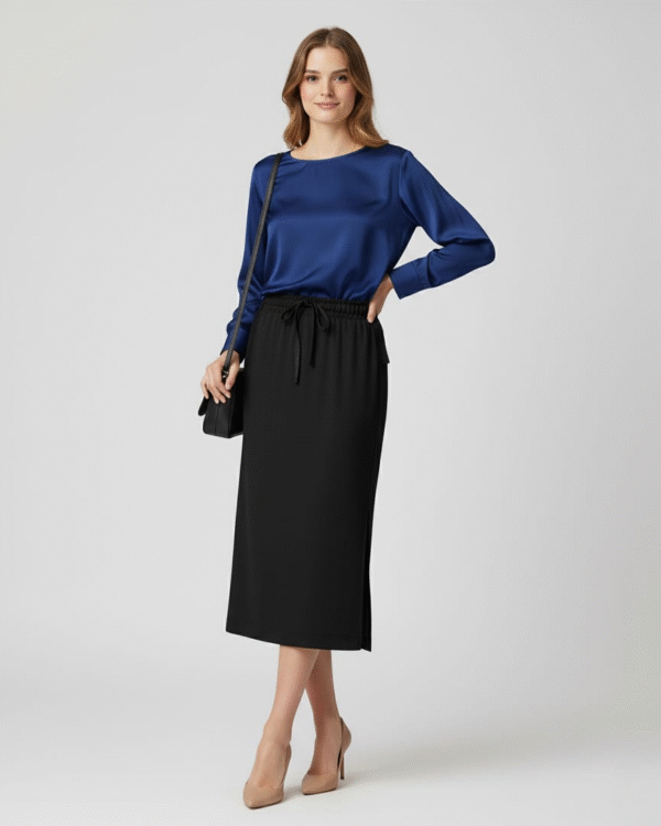 Saia Super Midi Visco Maquinetada Rovitex