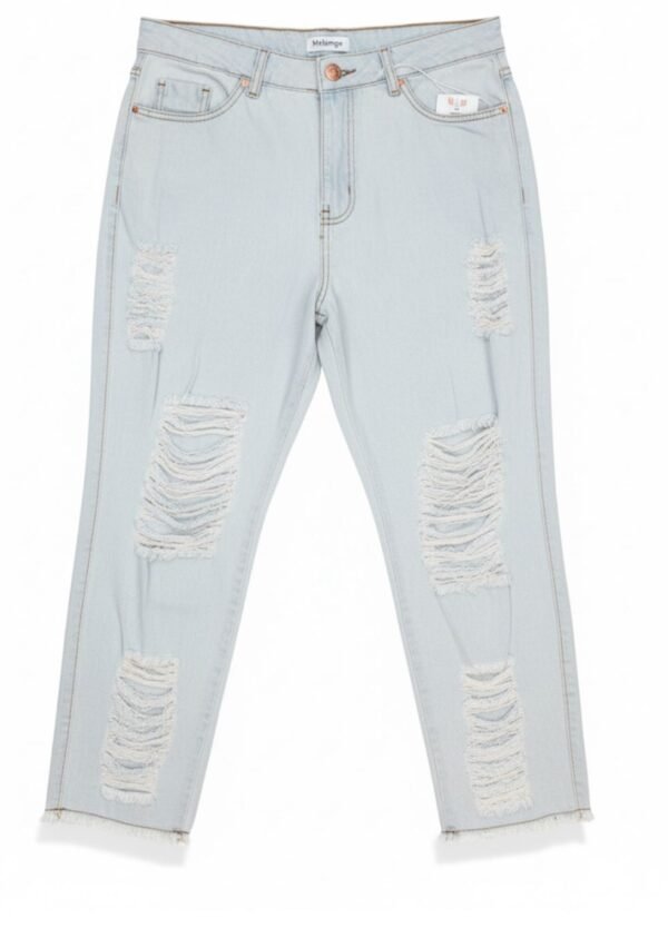 Calça Feminina Mom Destroyed Clara