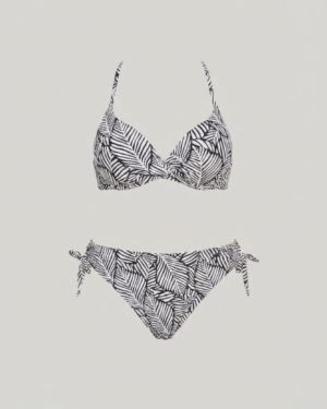 Biquini Feminino Top Amarração Zebrado