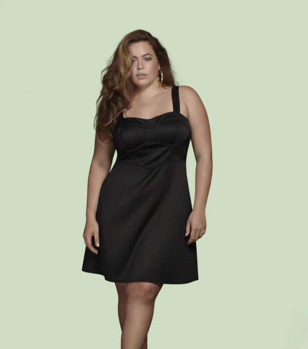 Vestido Alfaiataria Preto Anames