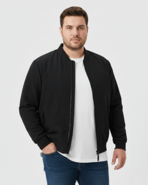 Jaqueta Masculina Plus Size Bomber Em Poliamida