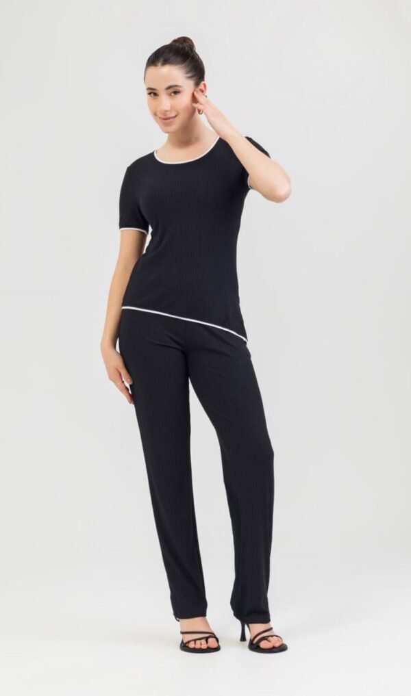 Conjunto Feminino Blusa e Calça Preto