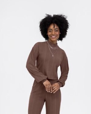 Conjunto Feminino Blusa e Calça